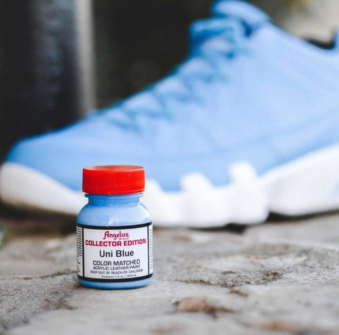 Angelus Collectors Edition Acrylic Leather Paint for Sneaker Customizing UNC Blue- Uni Blue 1oz...