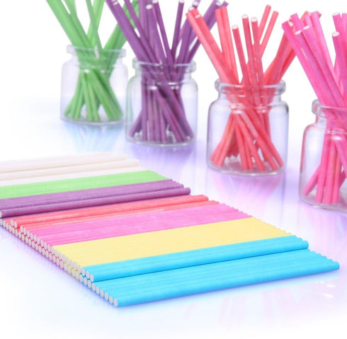 600ct Lollipop Cake Pop Kit Including 200 Lollipop Sticks, 200 Lollipop Bags and 200 Twist Ties, Candy Wrappers Accessories Set...