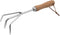 Rooty Hand Cultivator with Stainless Steel, Wooden Handle,Easy for Garden Weeding Cultivating,Soil Loosening/Rust Resisitant...