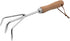 Rooty Hand Cultivator with Stainless Steel, Wooden Handle,Easy for Garden Weeding Cultivating,Soil Loosening/Rust Resisitant...
