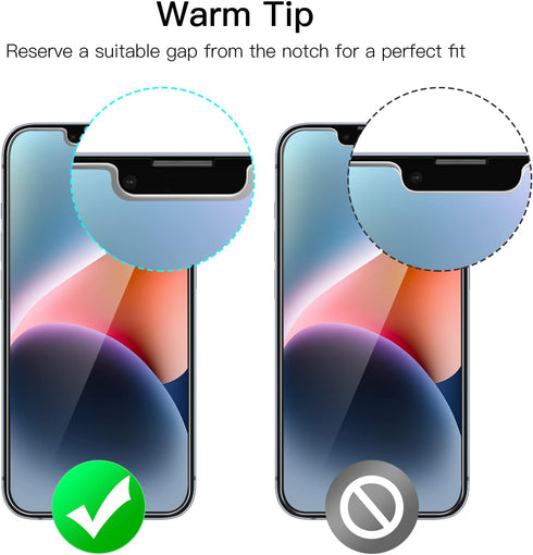 JETech Screen Protector for iPhone 14 6.1-Inch, Tempered Glass Film, 3-Pack......