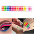 Major Dijit Neon Phosphor Pigment Powder Set Fluorescent Nail Glitter Eye Powder Manicure Decoration Nail Art Dust Pigment Paillettes (C)...