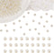 Lemonkey 200Pcs 6mm Pearl Beads Cute ABS Imitation Pearl Beads Loose White Aesthetic Beads for Bracelets Jewelry Making Necklace Earrings Accessor...