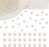 Lemonkey 200Pcs 6mm Pearl Beads Cute ABS Imitation Pearl Beads Loose White Aesthetic Beads for Bracelets Jewelry Making Necklace Earrings Accessor...