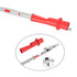 Goupchn Multimeter Push on Alligator Clips Set 4PCS Insulated Crocodile Clamps for Electrical Testing...