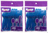 Blue Heavy Duty Plastic Cutlery Sets - 32 Spoons, 32 Forks, 32 Knives - 2 packs of 48 each, 96 pcs total...