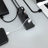 Powered USB Hub, RSHTECH USB 3 Hub with 4 USB 3.0 Data Ports + 1 USB Fast Charging Port, USB Splitter with 24W(12V/2A) Power Adapter and Individua...