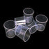 60 Pcs Plastic Graduated Cups, 30ml/1oz Clear Scale Cups with 50 Pcs Wooden Stirring Sticks for Epoxy, Resin, Stain, Mixing Paint...