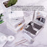 Contact Lens Case, Marble Contact Cases Travel with Remover Tool, Mirror, Tweezers, Contact Solution Bottle, Contact Lens Container Kit for Women ...
