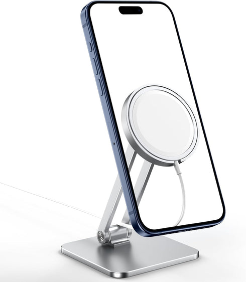 CreaDream Phone Stand for MagSafe Charger, Foldable Adjustable Charging Stands Holder for Desk, Compatible with iPhone 15 14 13 12 Pro Max, Pro, P...