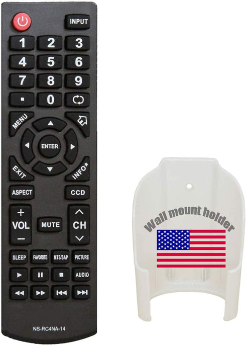 Replacement Remote Control for Insignia NS24D510NA15 NS-32D312NA15 NS-32D311NA15 NS32D200NA14 NS-32D512NA15 NS39E400NA14 NS-39D310NA15 NS-50L440NA...