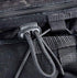50PCS Professional DIY Rotundity Black Plastic Toggle Spring Stop Double Hole String Cord Locks Bulk Luggage Lanyard Stopper Sliding Fastener Butt...