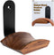 Walnut Wood Headphone Wall Mount Holder, with VHB Adhesive Tape and Screw, Holds 10 lbs (Black & Walnut Wood)...