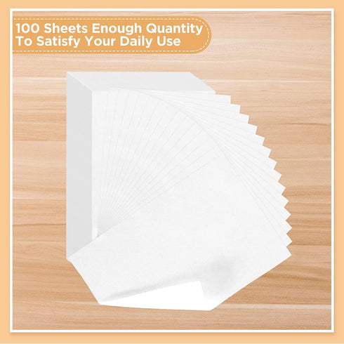 ALKRITA 100 Pieces Diamond Painting Release Paper 15 x 10cm Non-Stick Silicone Release Paper Double-Sided 5D Diamond Painting Accessories Cover Re...