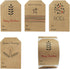 Boho Simple Christmas Gift Tag Adhesive Stickers – 2 x 3 Inch Labels, Roll of 100 with Minimalist Designs – Merry Christmas, Noel, and Candle, Mad...
