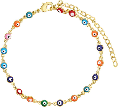 Evil Eye Bracelets Evil Eye Anklet Bracelet for Women Men Rakhi Bracelet for Brother Sister Black Thread for Evil Eye Red Protection Bracelet Mal ...