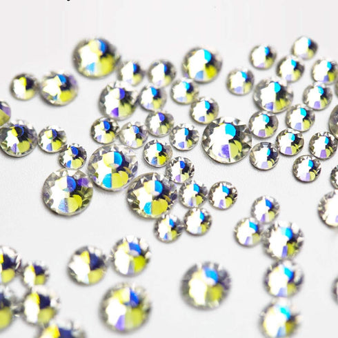 Dowarm 1440 Pieces Hotfix Crystal Rhinestones for Clothes Crafts, Hot Fix Glue on Flatback Crystals, Iron on Crystal Rhinestone (Moonlight/Starry ...