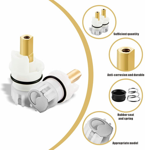 RP25513 Faucet Repair Kit for Delta, Replacement Kit for Delta Two Handle Faucet Repair Kit, Faucet Replacement Parts for Delta Including RP4993 S...