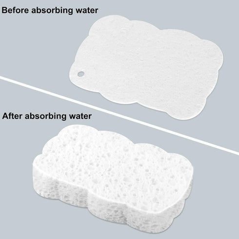 12pcs Premium Heavy-Duty Household Cleaning Sponges Scratch-Free, Multi-Purpose Dish Scrub Sponges Reusable for Home Kitchen Cookware Bathroom, Sa...