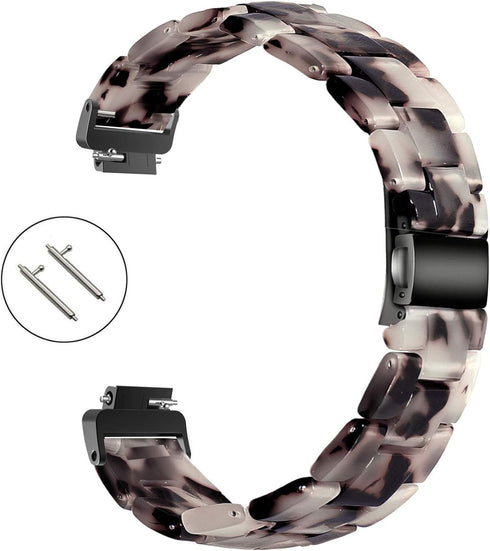 Wongeto Compatible with Fitbit Inspire 2 & Inspire/Inspire HR Bands for Women, Resin Wristband Strap Bands for Fitbit Inspire accssorises (Flower ...