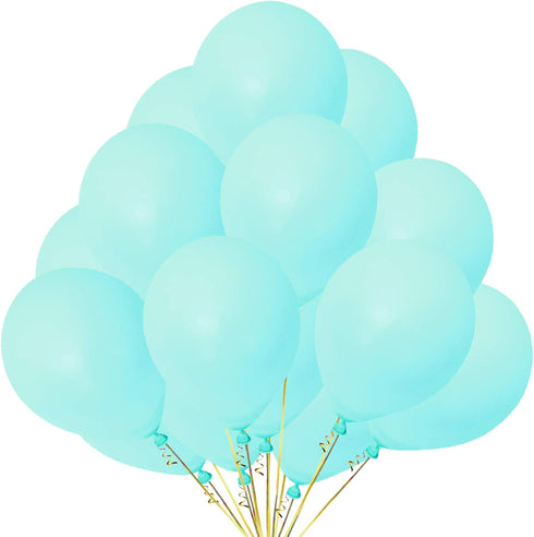 Pastel Mint Balloons 10 inch 100pcs Mint Green Latex Balloons for Party Birthday Wedding Anniversary or any Party Decorations-pastel Mint...