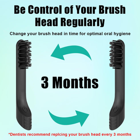 Toothbrush Replacement Heads for Quip Electric Toothbrush, SAREAL 8 Pack Replacement Heads Refill and fit Adult Quip Replacement Heads...
