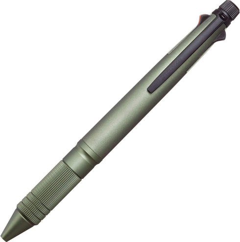 uni Jetstream 4&1 Metal Edition, 0.5mm Ballpoint Pen (Black, Red, Blue, Green) and 0.5mm Mechanical Pencil, Dark Green (MSXE52000A05.7) (MSXE5200A...
