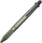 uni Jetstream 4&1 Metal Edition, 0.5mm Ballpoint Pen (Black, Red, Blue, Green) and 0.5mm Mechanical Pencil, Dark Green (MSXE52000A05.7) (MSXE5200A...