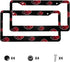 Aluminum License Plate Frame with Screw Caps,2Pcs 2 Holes12.3 X 6.3 inch,Anime Licenses Plates Frames,Car Licenses Plate Covers Holders for US Veh...