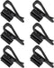 Fish Tank Water Pipe Clamp Fish Tank Mounting Clip Aquarium Fish Tank Hose Holder for Fish Tank Aquarium Water Tank Hose (Black) -6PCS...