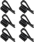 Fish Tank Water Pipe Clamp Fish Tank Mounting Clip Aquarium Fish Tank Hose Holder for Fish Tank Aquarium Water Tank Hose (Black) -6PCS...