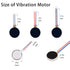 20PCS Vibration Motor DC3V 12000rpm Mini Vibration Motor Vibrating Motor for Cell Phone Electronic Device Repair Single Board Computers Project Cl...