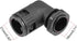 uxcell Corrugated Tube Connector 90 Degree AD21.2 Conduit Hose Joint Clamps 2Pcs...