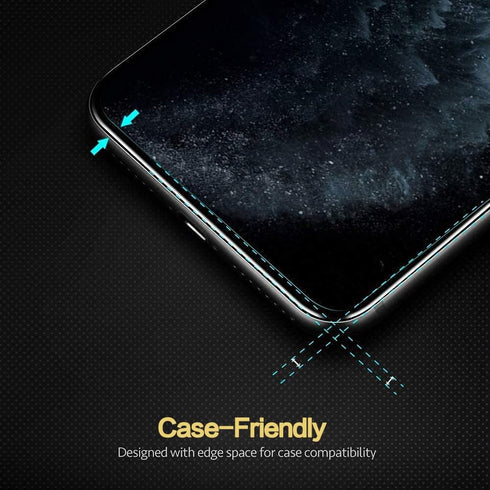 MICHETT CTREEY iPhone XS Screen Protector, Anti-Scratch Tempered Glass Screen Protector for Apple iPhone Xs Max 16.5 inch 2018 Release (Black)......