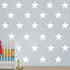 48pcs/Set of Large White Stars Vinyl Wall Decor Stickers DIY White Star Wall Decals Art for Kids,Nursery Room Decor Mural Wallpaper D399 (White)...