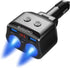 Dual Car Charger Adapter, 200W Double Cigarette Lighter Adapter Outlet Dual Cigarette Lighter Plug Splitter USB Charger 12V Cigarette Lighter Sock...
