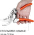 8.5" Sharp Pruning Shears Heavy Duty Professional Bypass Hand Pruners with SK5 Stainless Steel Blades and Straight Tip, Tree Trimmers Garden Clipp...