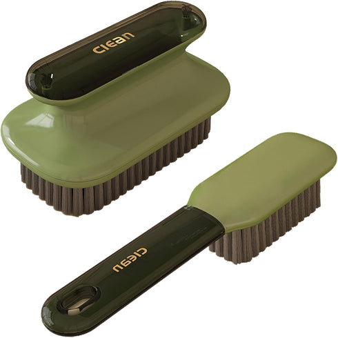 Laundry Stain Brush Household Scrub Brush Laundry Brush for Stain Removal,Soft Bristle Brush 2 Pack Stain Brush for Clothes Scrubbing Bathroom Cle...