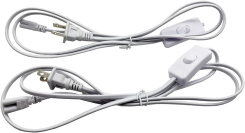 T5 T8 LED Wire Connector Power Cord LED Tube Power Extension Cord with on/Off Plug for LED T5 T8 Light Tube Integrated LED Light Fixture Extension...