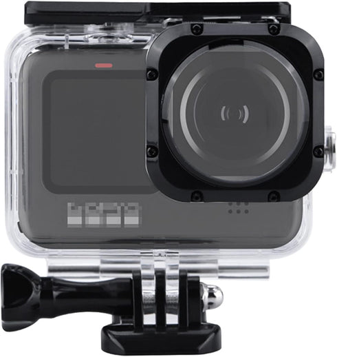 Diving Fish Eye Wide Angle Max Lens Waterproof Housing for Gopro Hero 10 9 Underwater 40m Case Cover Mini Action Camcorder Sports Camera Accessori...