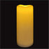Outdoor Waterproof Flameless LED Pillar Candle with Timer Battery Operated Plastic Large Decorative Electric Candle Light for Halloween Christmas ...