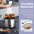 KOOC Slow Cooker Liners 8"x11" 20 Count Mini Size Disposable Pot Liners Cooking Bags Fit 0.65 qt to 1.25 qt Pot BPA Free Fresh Locking Seal Design...