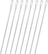 8 Pcs 10In/25.8cm Stainless Stee Coffee Stirrer Spoon Reusable & Cocktail Stirrer & Tiny Spoon & Iced Tea Spoon & Bar Spoon.Dishwasher safe...