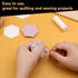 300 Count Paper Piecing Paper for Quilting, Quilting Templates, Paper Piecing Shapes Hexagon Paper Piecing Templates Quilting Templates for Use in...