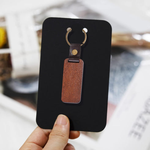 Temlum 100 Pcs Keychain Display Cards with Self-Sealing Bags, 3'' x 4.7'' Keychain Cards Holder for Display Keyring Cards Jewelry Packaging Suppli...