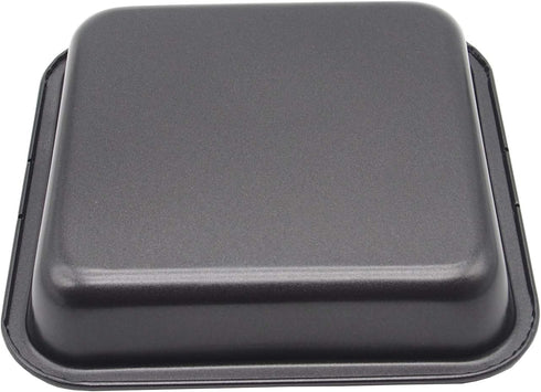 2pcs Mini Baking Pans 8 X 8 Inch (Inner 7.5 X 7.5) Square Cake Pan Bread Pan Nonstick Heavy Carbon Steel Bakeware...