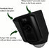 Silicone Skin Case Cover Compatible with Ring Floodlight Camera - Sun Glare, UV & Weather Protection Skins Cover - Black...