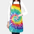 Tie Dye Adjustable Bib Apron Waterdrop Resistant with Pockets Cooking Kitchen Aprons for Women Men Chef (33 x 28 Inches)...
