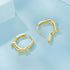 Gold Plated 925 Sterling Silver Dachshund Hoop Earrings for Women Cute Dachshund Silver Earrings Hypoallergenic Small Dog Huggie Earrings Dainty L...