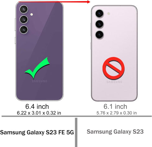 Osophter for Galaxy S23-FE Case: Clear Women Girls Boys Reinforced Corners TPU Shock-Absorption Flexible Cover for Samsung Galaxy S23 FE Phone Cas...